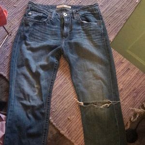 🦄🦄5/25 Big Star Crop Distressed Dylan Jean Sz 29